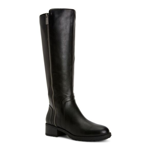 STYLE & COMPANY Shoes - STYLE & COMPANY Womens Black Round Toe Zip-Up Boots 6